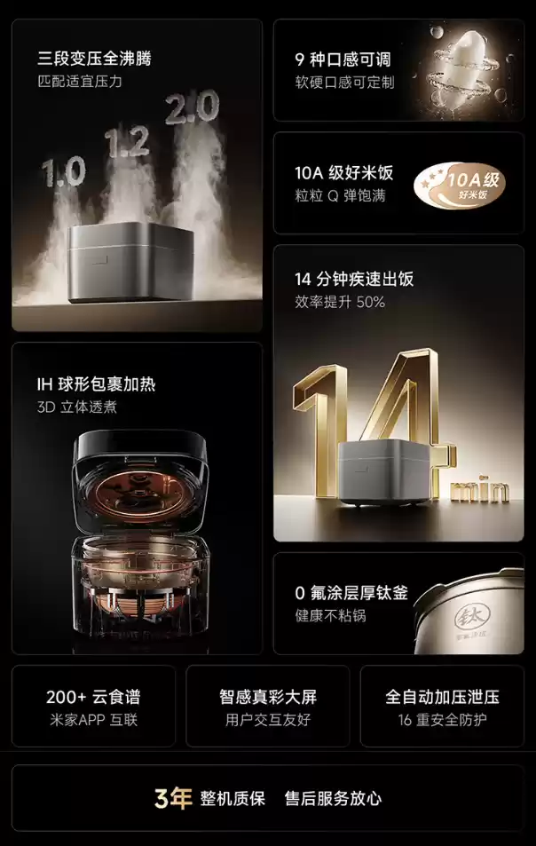 电饭煲内胆展示