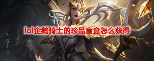 lol企鹅骑士的珍品盲盒怎么获得