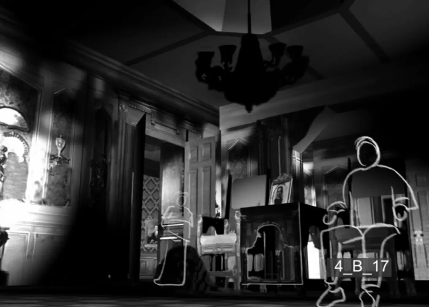 场景重建示意图