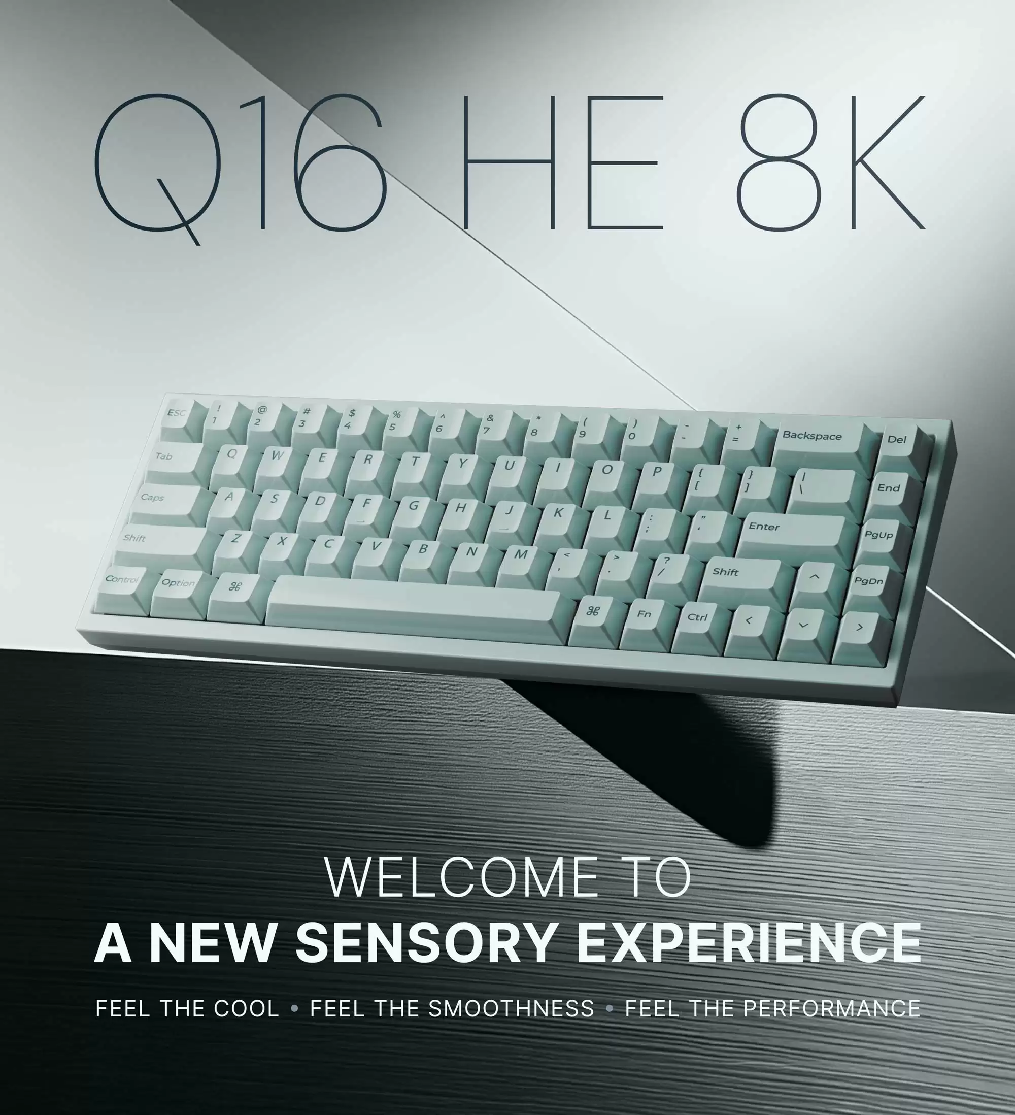 Keychron Q16 HE 8K 陶瓷键盘