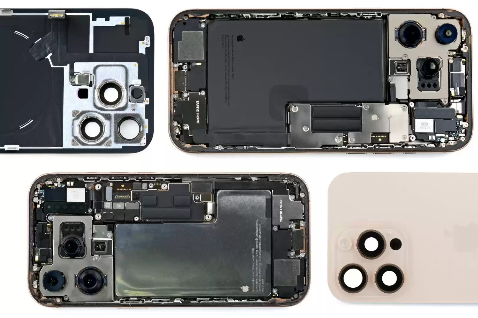 智能手机内部结构对比