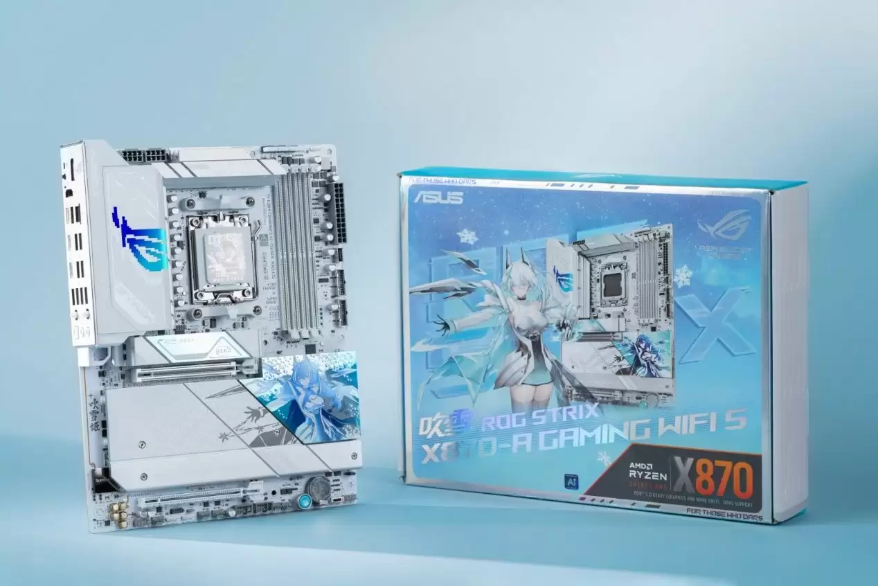 华硕ROG X870吹雪S主板外观