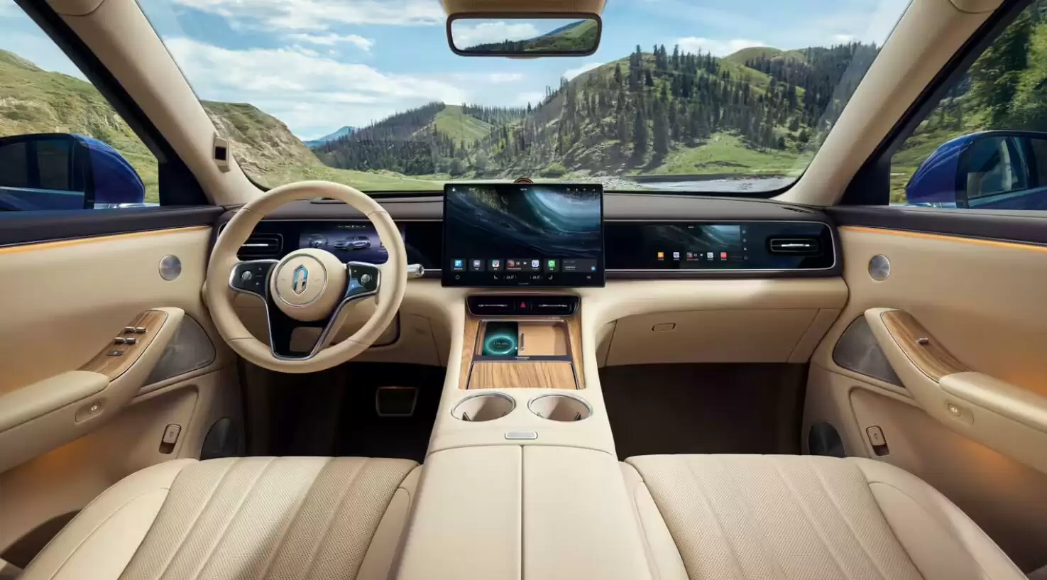 鸿蒙智行揭晓全新问界M7“幸福旗舰”座舱