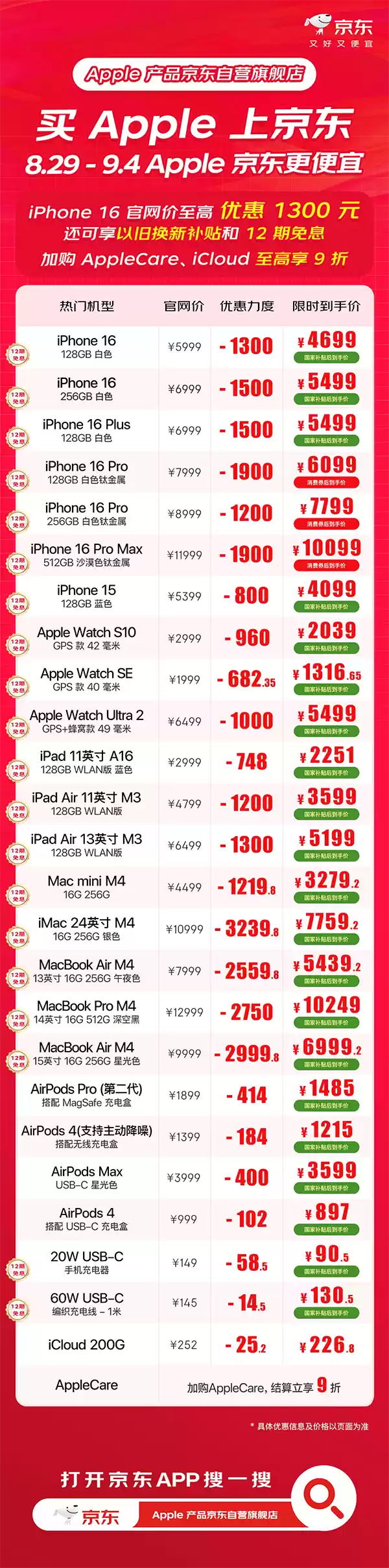 京东Apple促销活动
