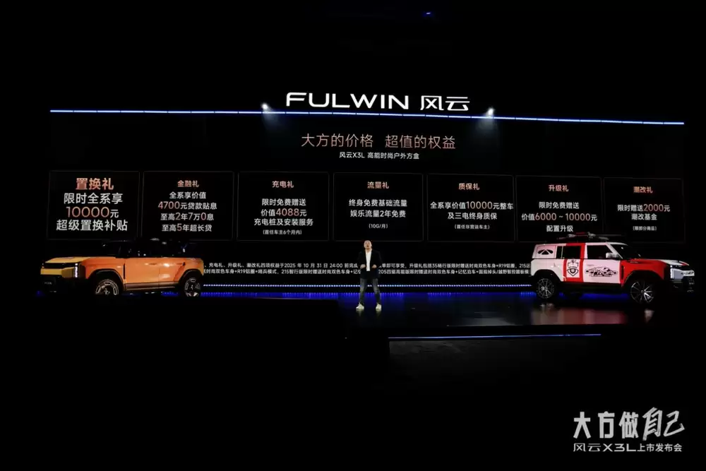 风云X3L车型展示