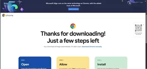 微软连环“套路”推广Edge浏览器!表格对比、弹窗、横幅轰炸对比Chrome
