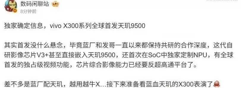 天玑9500平台性能表现
