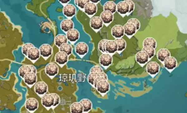 木盾丘丘人分布点