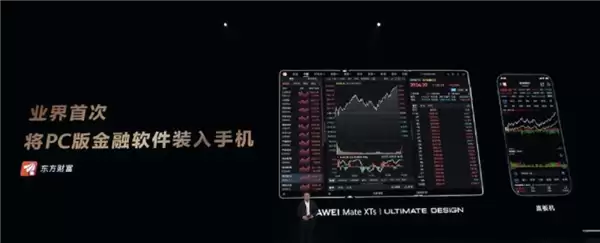 可运行PC版东方财富等！余承东：祝大家炒股赚大钱