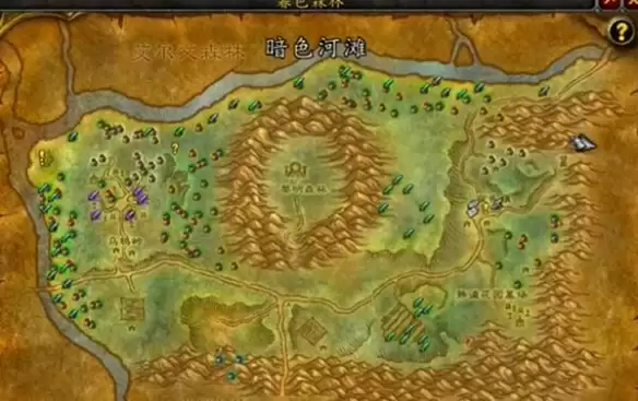 墓地位置示意图