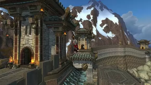 蟠龙脊长城远景