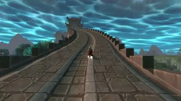 蟠龙脊长城近景