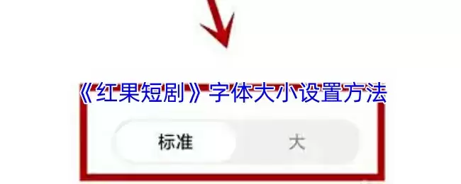 《红果短剧》字体大小设置方法