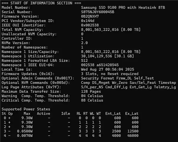 三星9100 PRO 8TB固态硬盘评测 “海纳百川”全程高能