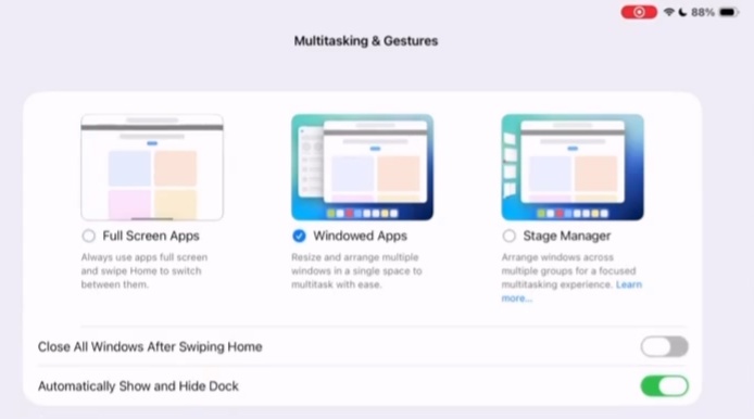 iPadOS 26深度体验：多任务操作更接近Mac体验