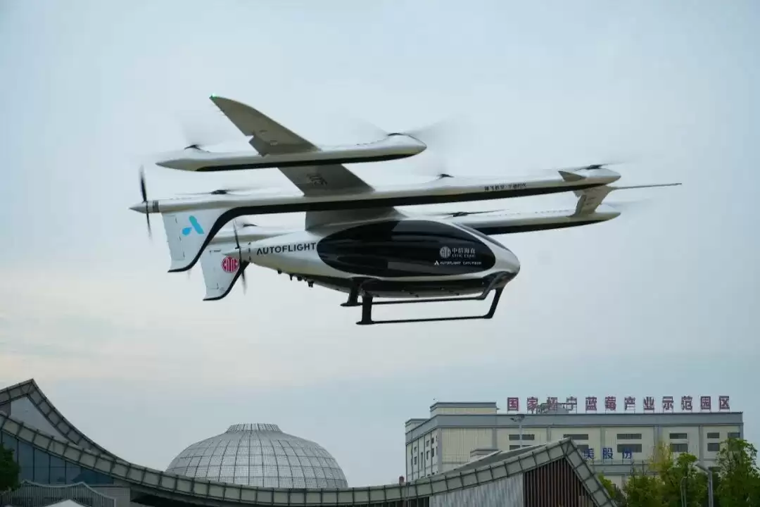 全球首例2吨级eVTOL完成城际无人货运飞行