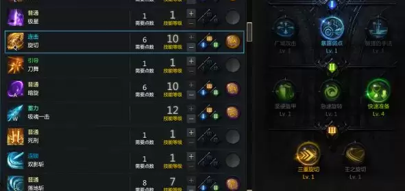 爆刀流天赋树配置