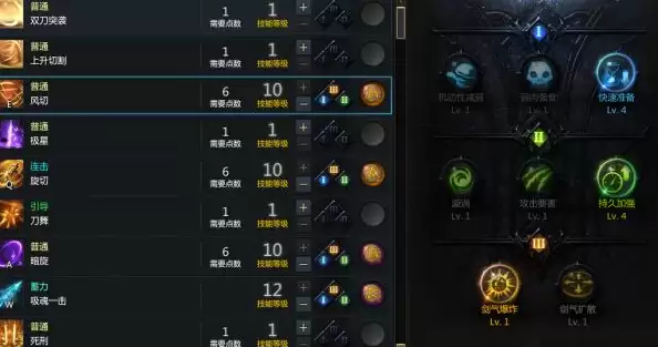 刀锋爆刀流核心技能搭配