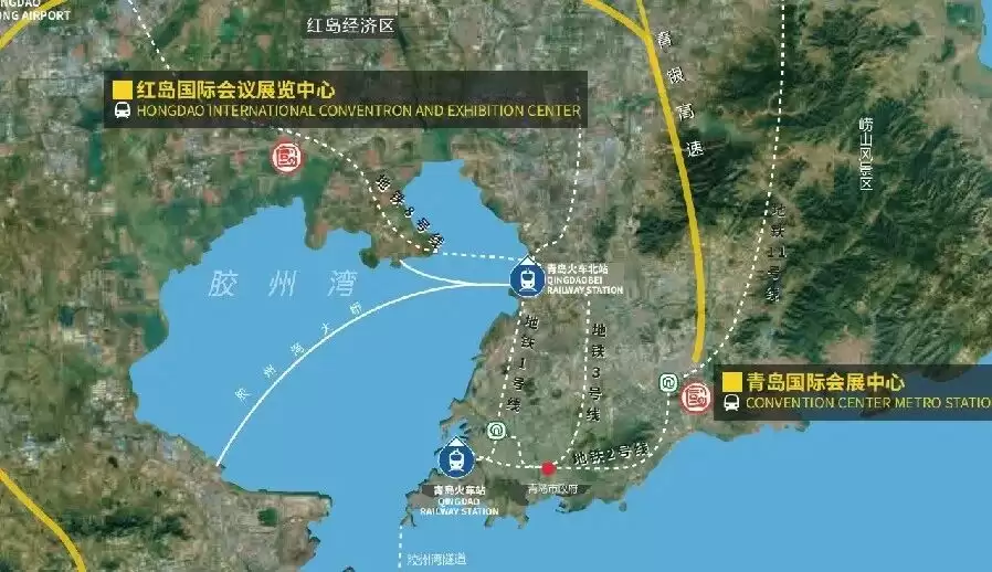 会展中心位置示意图