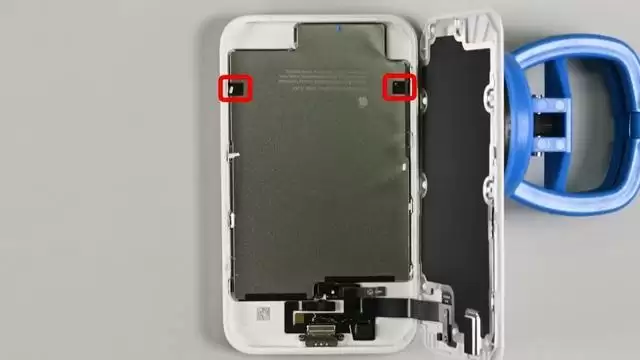 MagSafe电池内部结构特写