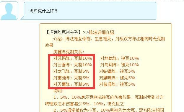 梦幻西游虎阵实战效果