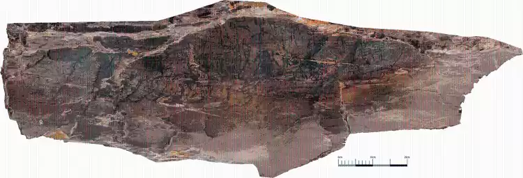 尕日塘秦刻石高清正射影像图