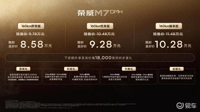 荣威M7 DMH新车展示