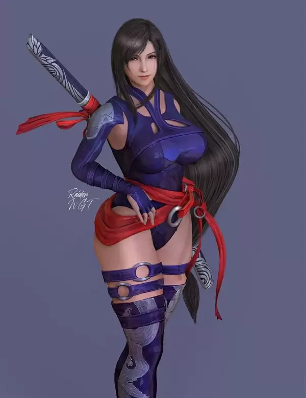 《最终幻想7》蒂法新3D美图赏