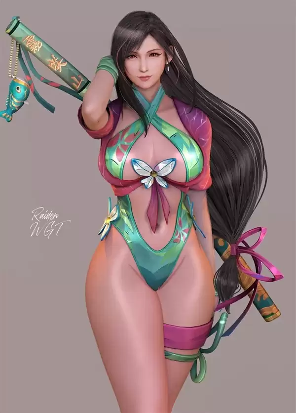 《最终幻想7》蒂法新3D美图赏