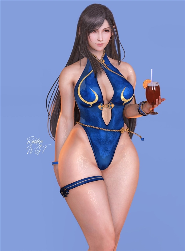 《最终幻想7》蒂法新3D美图赏