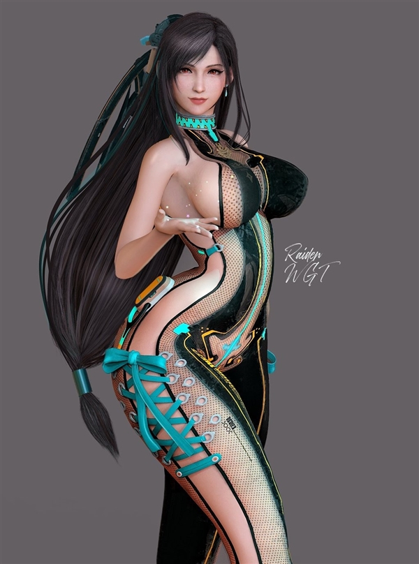 《最终幻想7》蒂法新3D美图赏