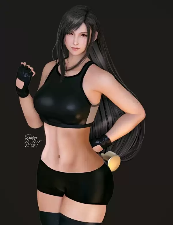 《最终幻想7》蒂法新3D美图赏