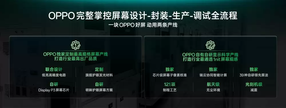 OPPO屏幕双产线工作场景
