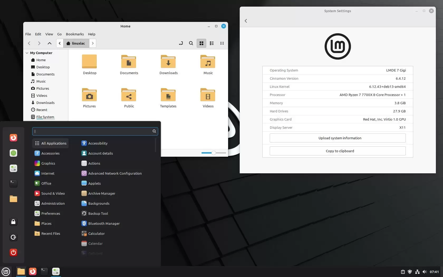 LMDE 7测试版发布：基于Debian 13，搭载新内核与指纹认证
