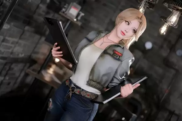 还原度超高!性感韩援Yasal最新《消逝的光芒:困兽》COS美图