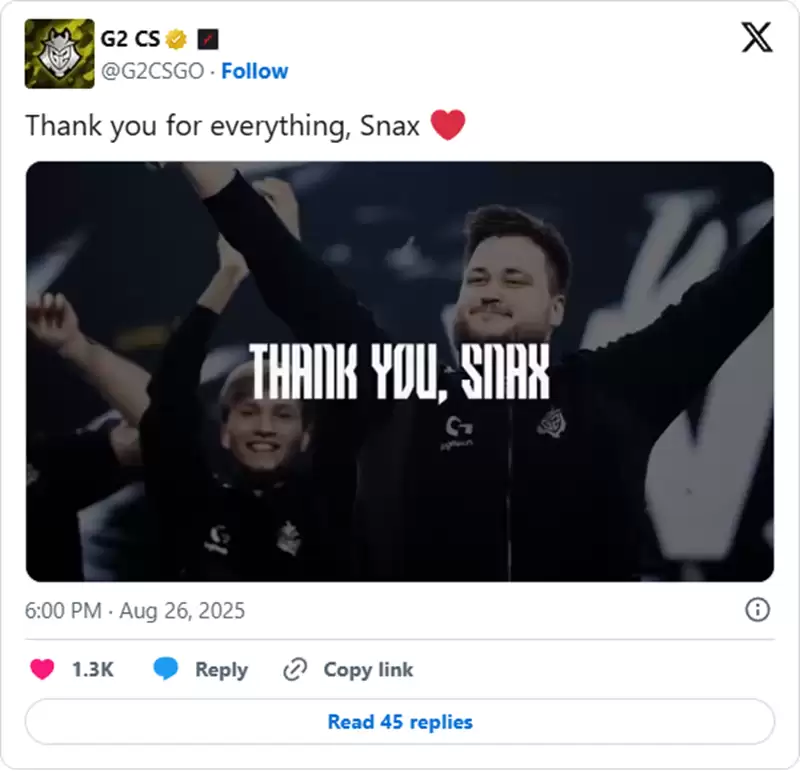 Snax坦承带队信心危机!波兰传奇选手生涯或将终结