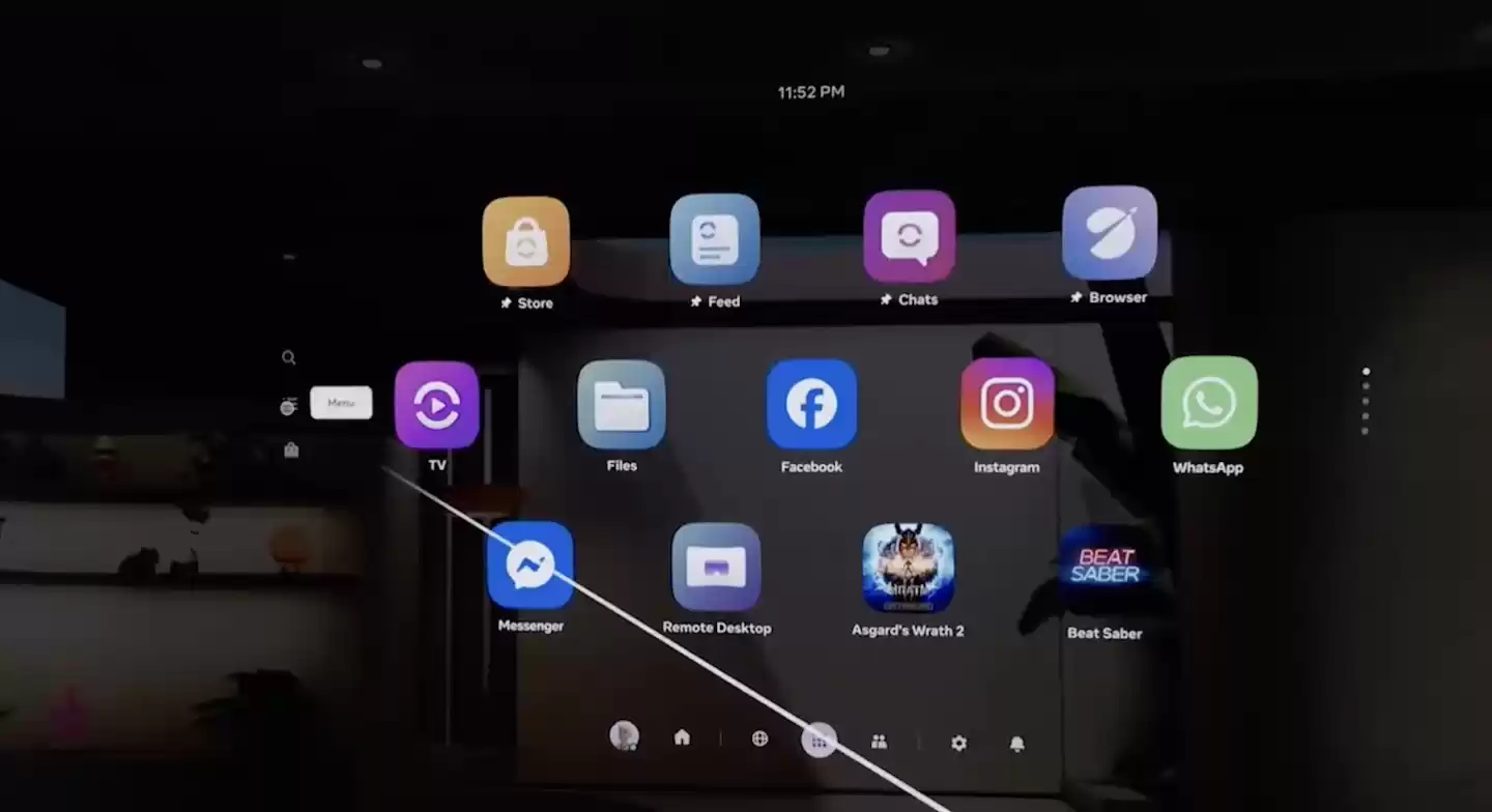 Meta在Connect 2025展示的新版UI界面