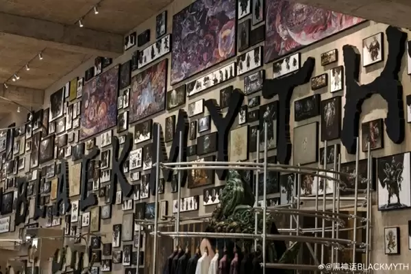 黑神话首家线下店来了 店铺实拍图公布:钟馗骑虎超霸气