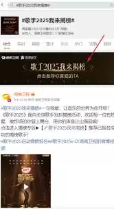 歌手2025表演现场