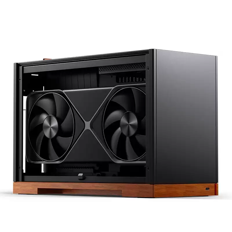 乔思伯 ITX 机箱 T9 开售：实木底座 + 铝制面板 + 可调中框，799 元