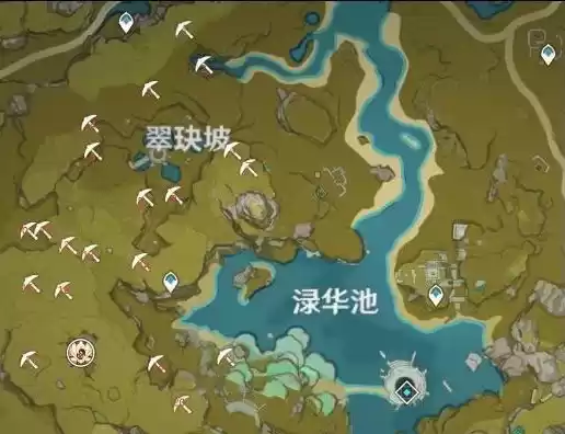 原神翠块坡隐藏任务点位分布