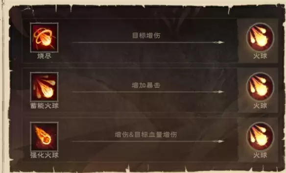 火法师专精界面