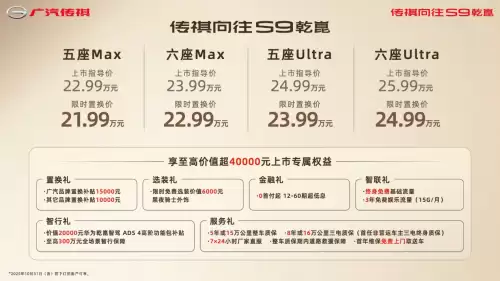 传祺向往S9车型展示