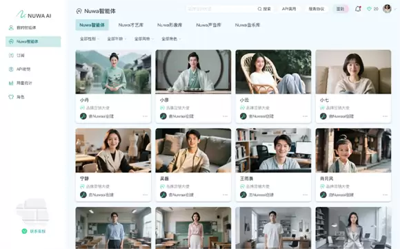NuwaAI平台界面