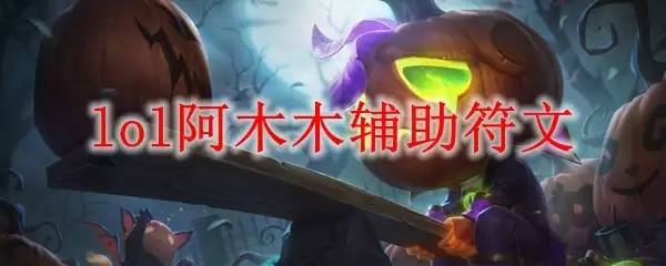 辅助阿木木符文搭配