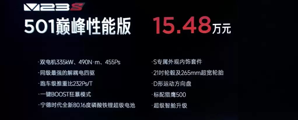 奇瑞iCAR超级V23上市,12.28万起售,搭骁龙8155+双电机四驱