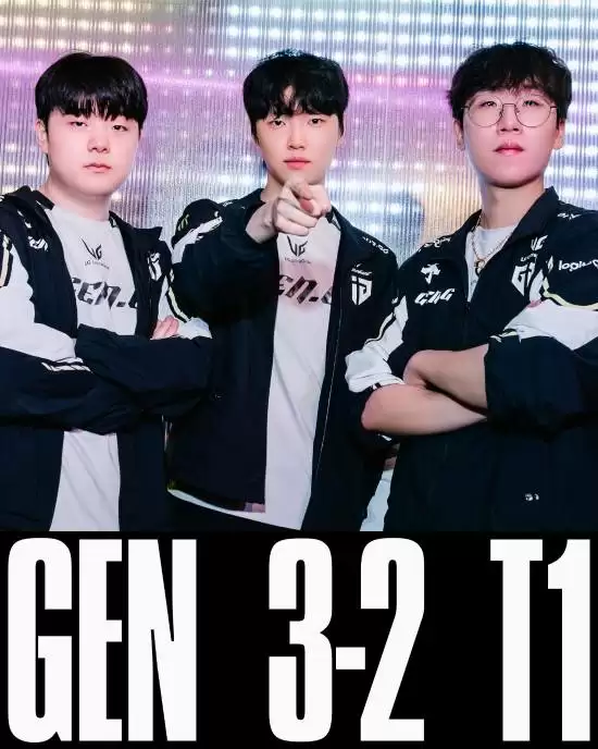 GEN.G鏖战五局险胜T1，T1以LCK四号种子身份迎生死之战