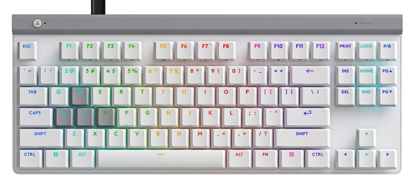 罗技G515键盘特写