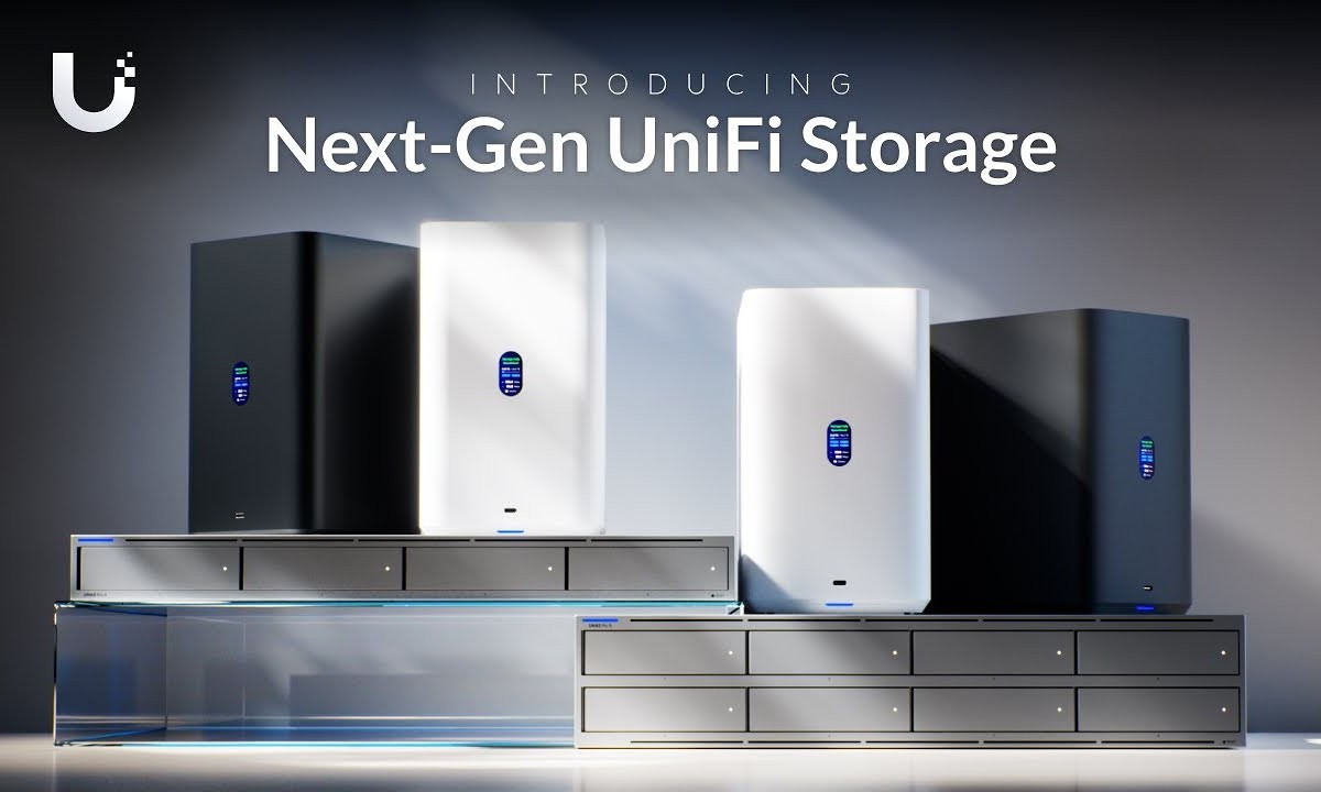 Ubiquiti推出UniFi UNAS新品：双盘位与四盘位桌面式NAS设备
