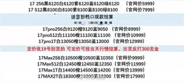 iPhone17 Pro Max展示